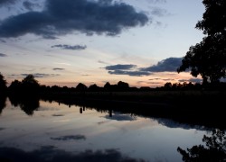 Sunset over Culham